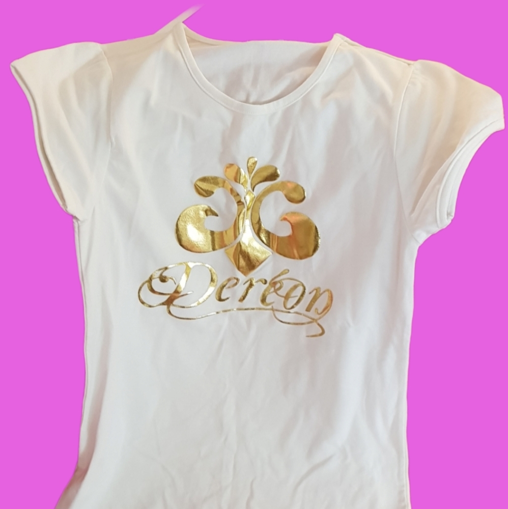 Beyonce Dereon White & Gold T-Shirt